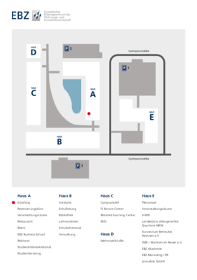 EBZ Gebäudeplan